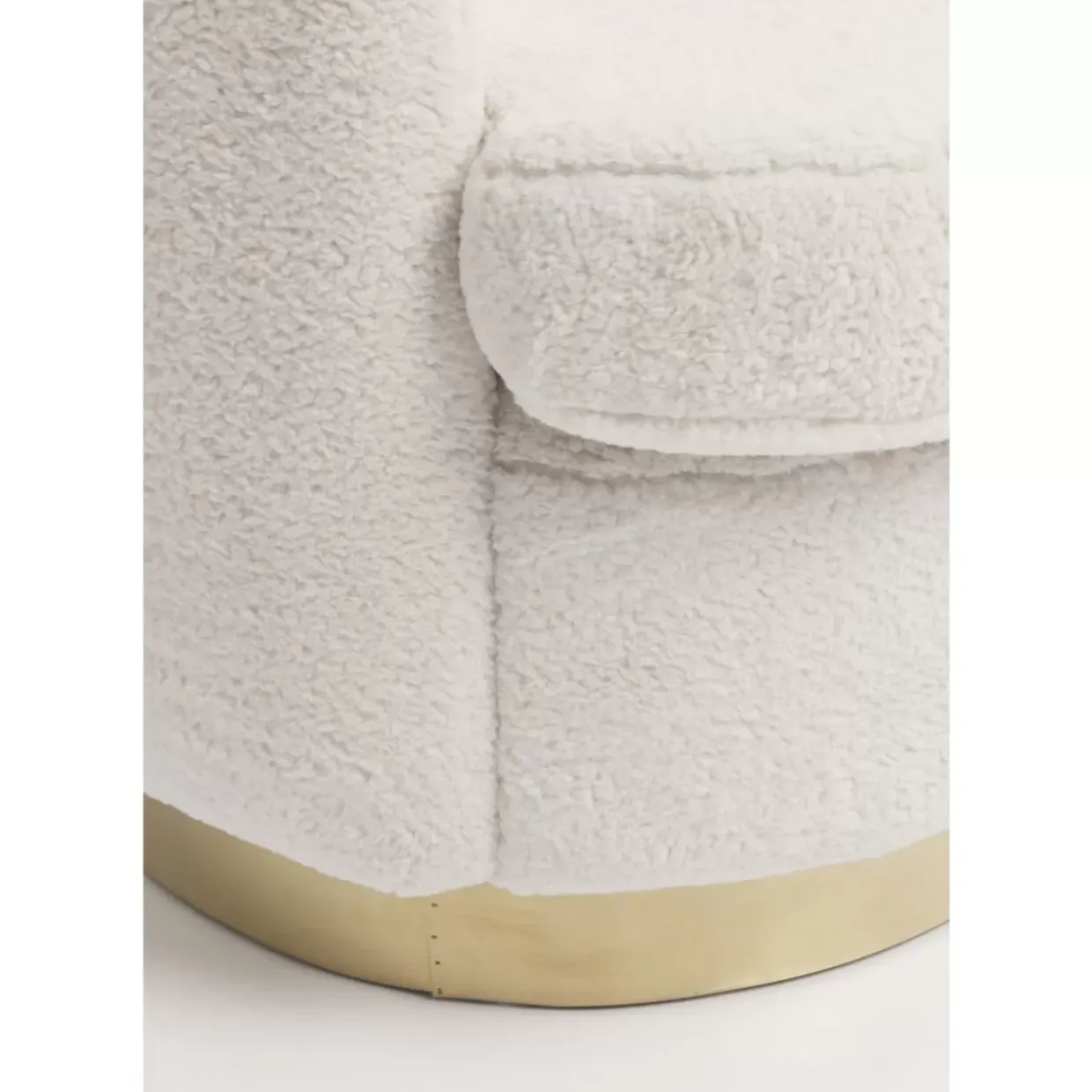 Sessel Silhouette Fur Weiss