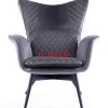 Sessel Tudor Velvet Silbergrau