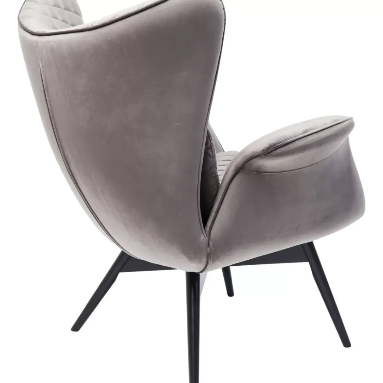 Sessel Tudor Velvet Silbergrau