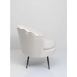 Sessel Water Lily Black Beige