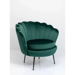 Sessel Water Lily Black Dunkelgrun