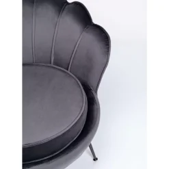 Sessel Water Lily Black Grau