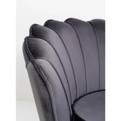 Sessel Water Lily Black Grau