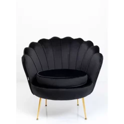 Sessel Water Lily Gold Schwarz