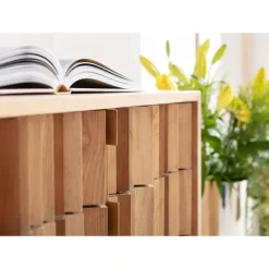 Sideboard Concertina Natur 186X74Cm