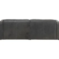 Sofa Henry 3-Sitzer Leder Grau