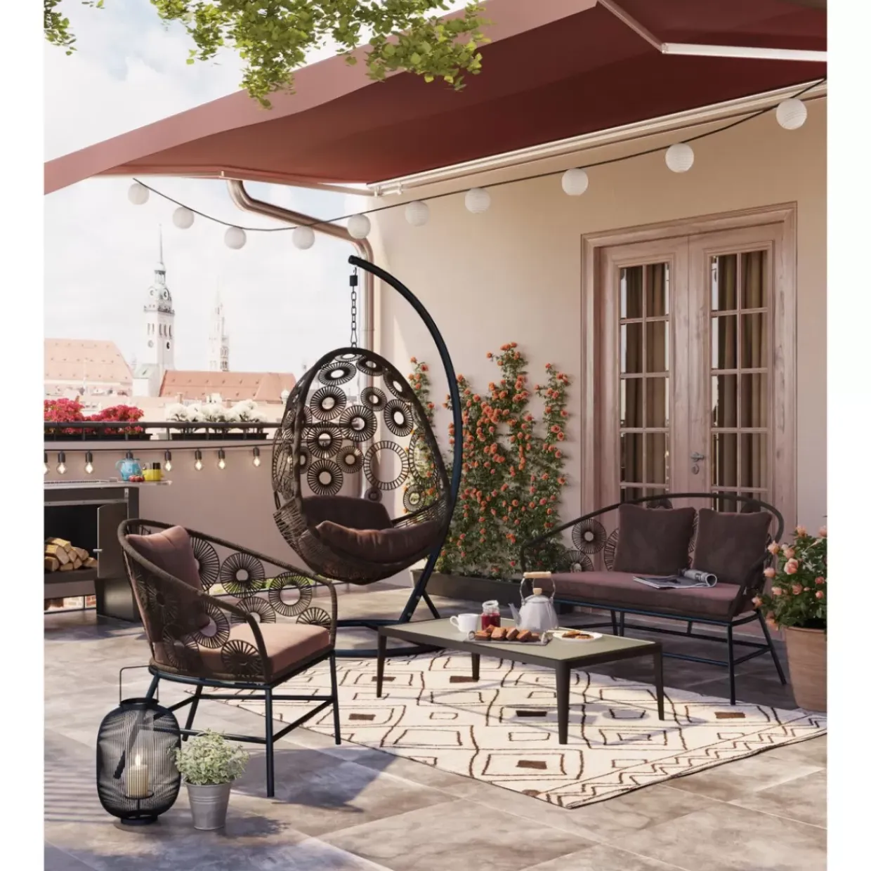 Sofa Ibiza Braun