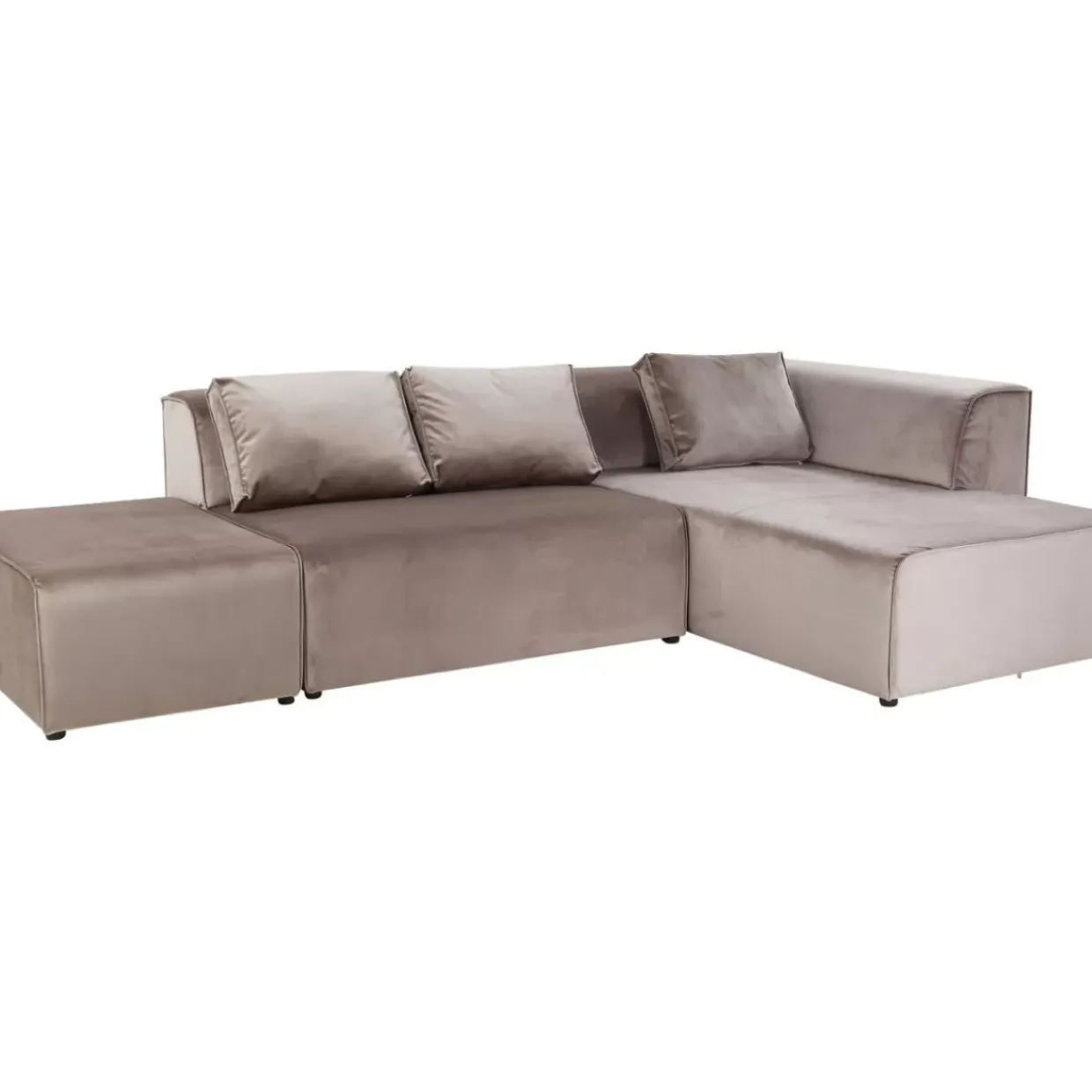 Sofa Infinity Velvet Taupe Rechts
