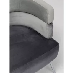 Sofa Sandwich 2-Sitzer Grau