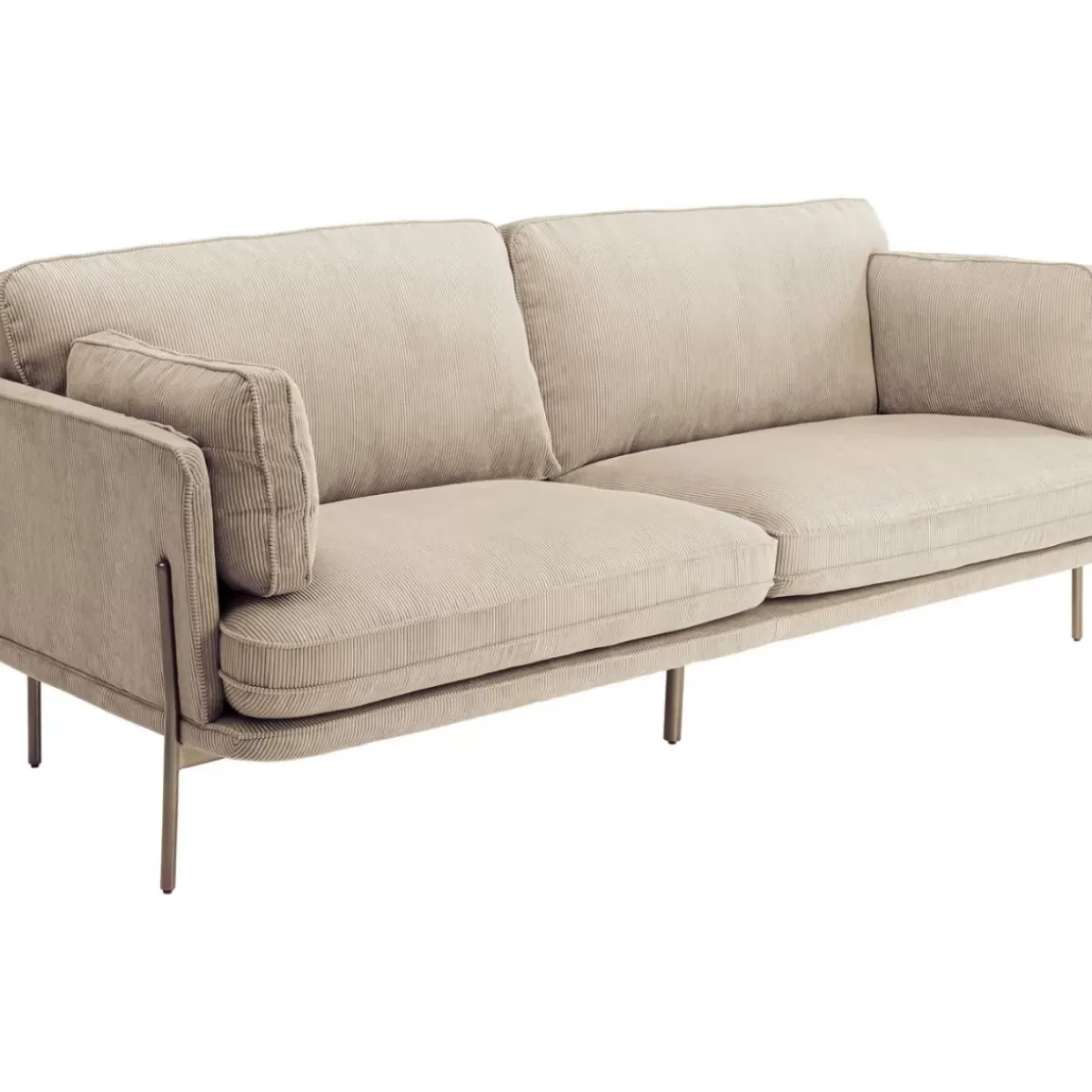 Sofa Shirly 3-Sitzer Creme