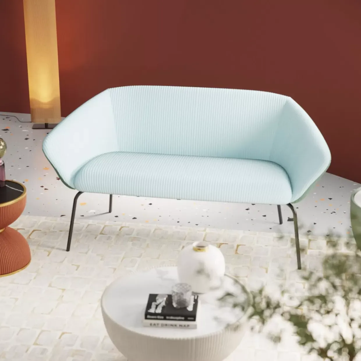Sofa 2-Sitzer Ballabile 163Cm