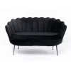 Sofa Water Lily 2-Sitzer Black Schwarz