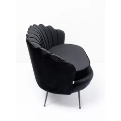 Sofa Water Lily 2-Sitzer Black Schwarz