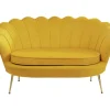 Sofa Water Lily 2-Sitzer Gelb 132Cm