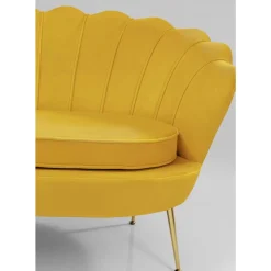 Sofa Water Lily 2-Sitzer Gelb 132Cm