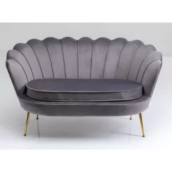 Sofa Water Lily 2-Sitzer Grau 132Cm