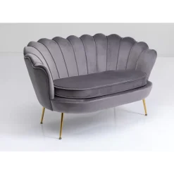 Sofa Water Lily 2-Sitzer Grau 132Cm
