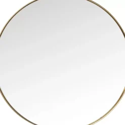 Spiegel Curve Round Brass O100Cm