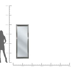 Spiegel Frame Eve Silver 180X90Cm