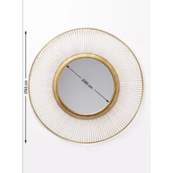 Spiegel Sun Storm Gold O93Cm