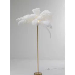 Stehleuchte Feather Palm Weis 165Cm