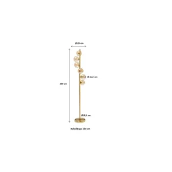 Stehleuchte Scala Balls Brass 160Cm