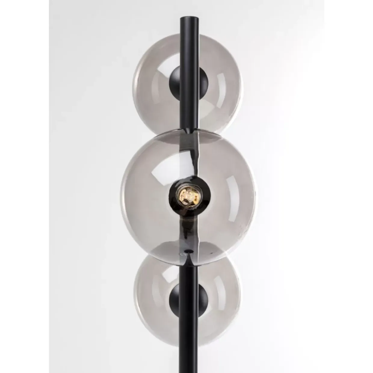 Stehleuchte Three Balls Matt Schwarz 160Cm