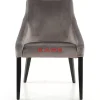 Stuhl Black Mode Velvet Grau