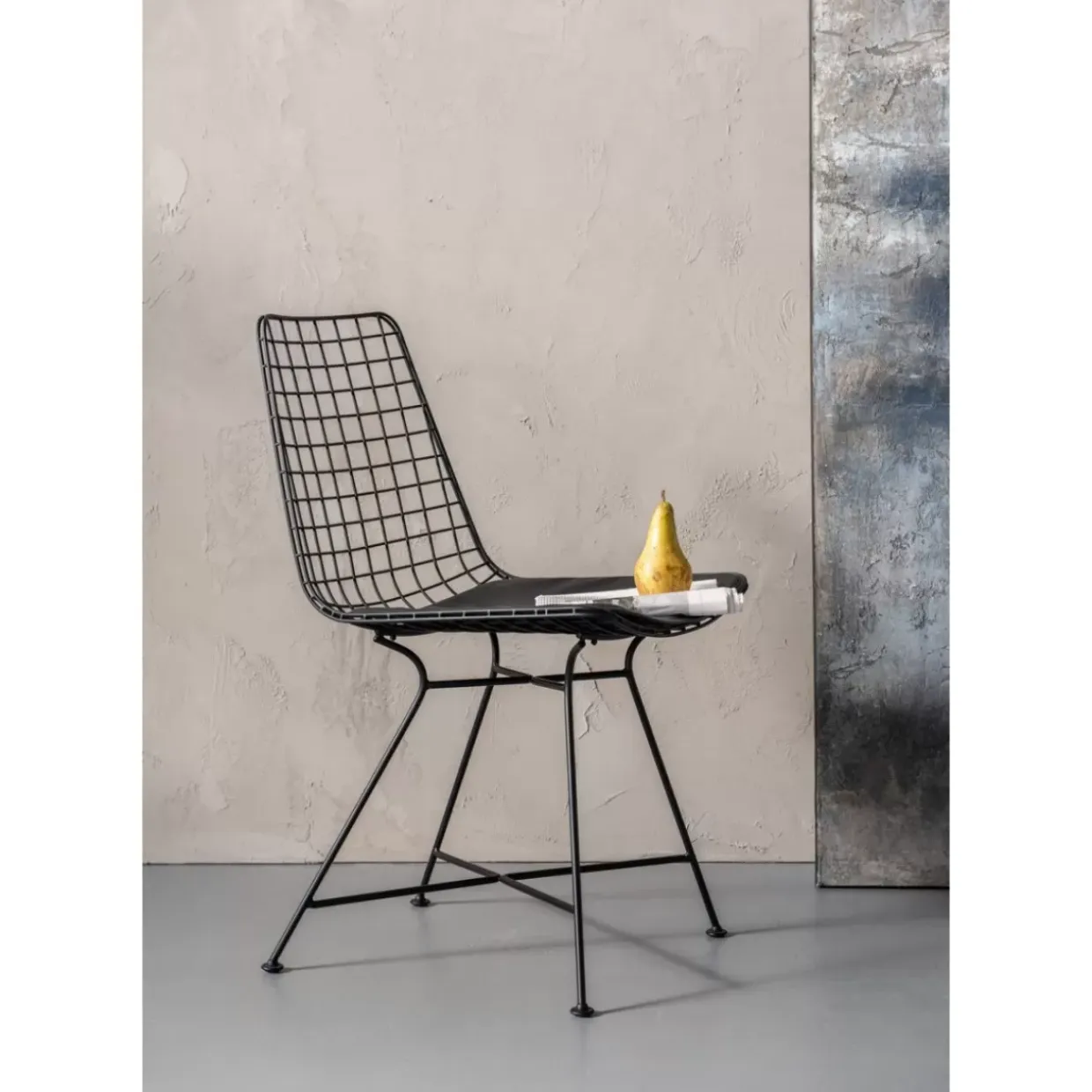 Stuhl Grid Schwarz