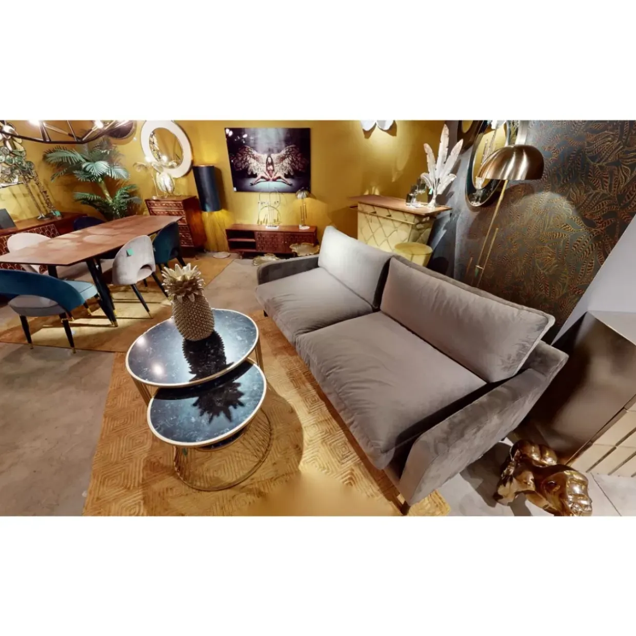 Stuhl Iris Velvet Beige