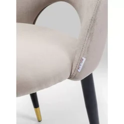 Stuhl Iris Velvet Beige
