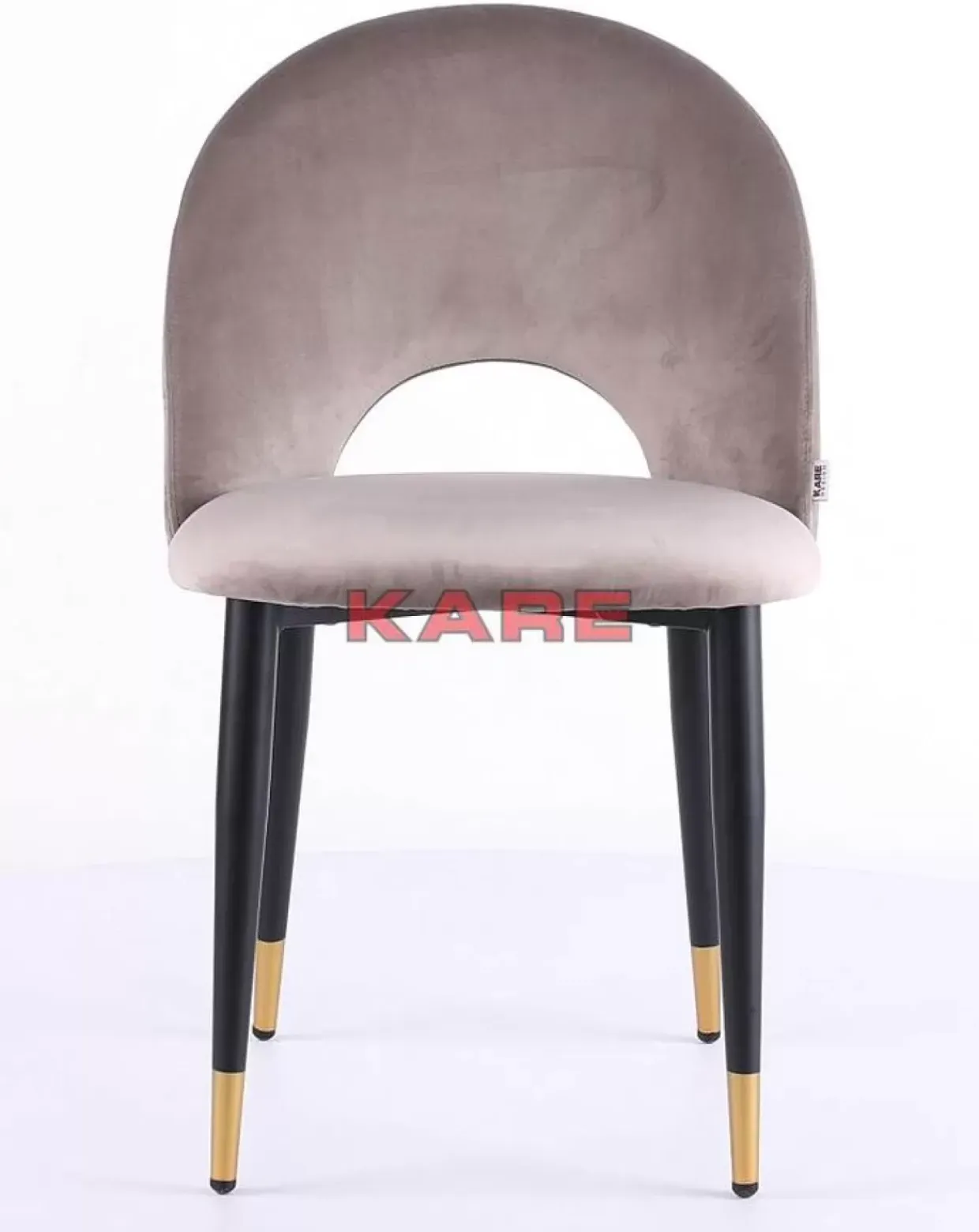 Stuhl Iris Velvet Taupe (2/Set)