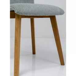 Stuhl Lara Cord Blau