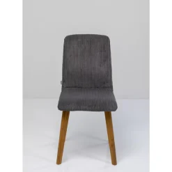 Stuhl Lara Cord Grau