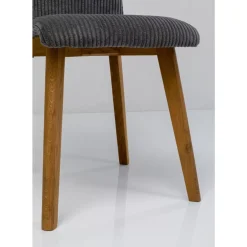 Stuhl Lara Cord Grau