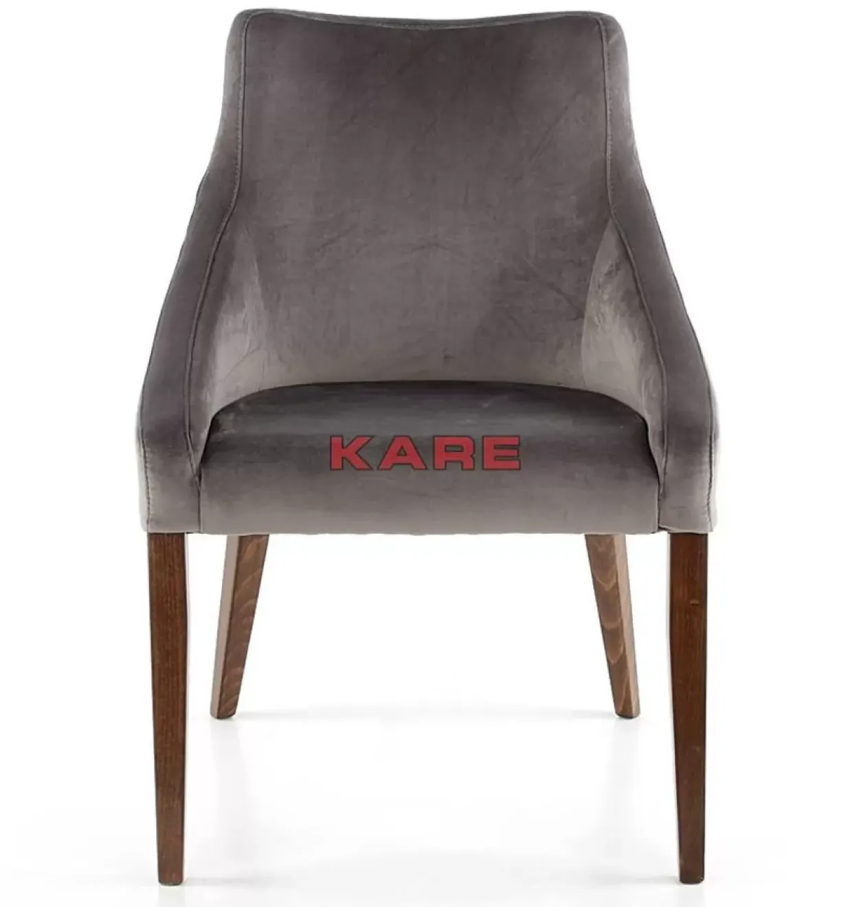 Stuhl Mode Velvet Grau