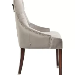 Stuhl Prince Velvet Grau