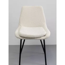 Stuhl West Side Boucle Creme