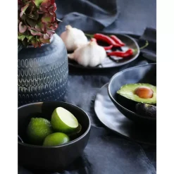 Teller Tief Organic Black O22Cm