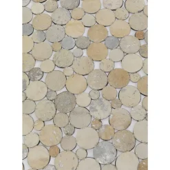 Teppich Circle Beige O250Cm