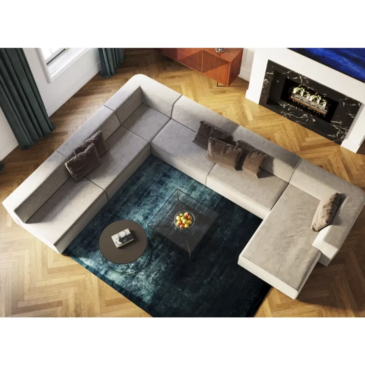 Teppich Cosy Ocean 170X240Cm