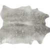 Teppich Hide Acid Wash Silber