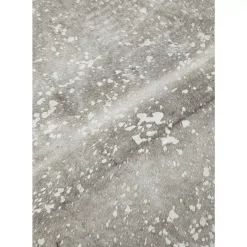 Teppich Hide Acid Wash Silber