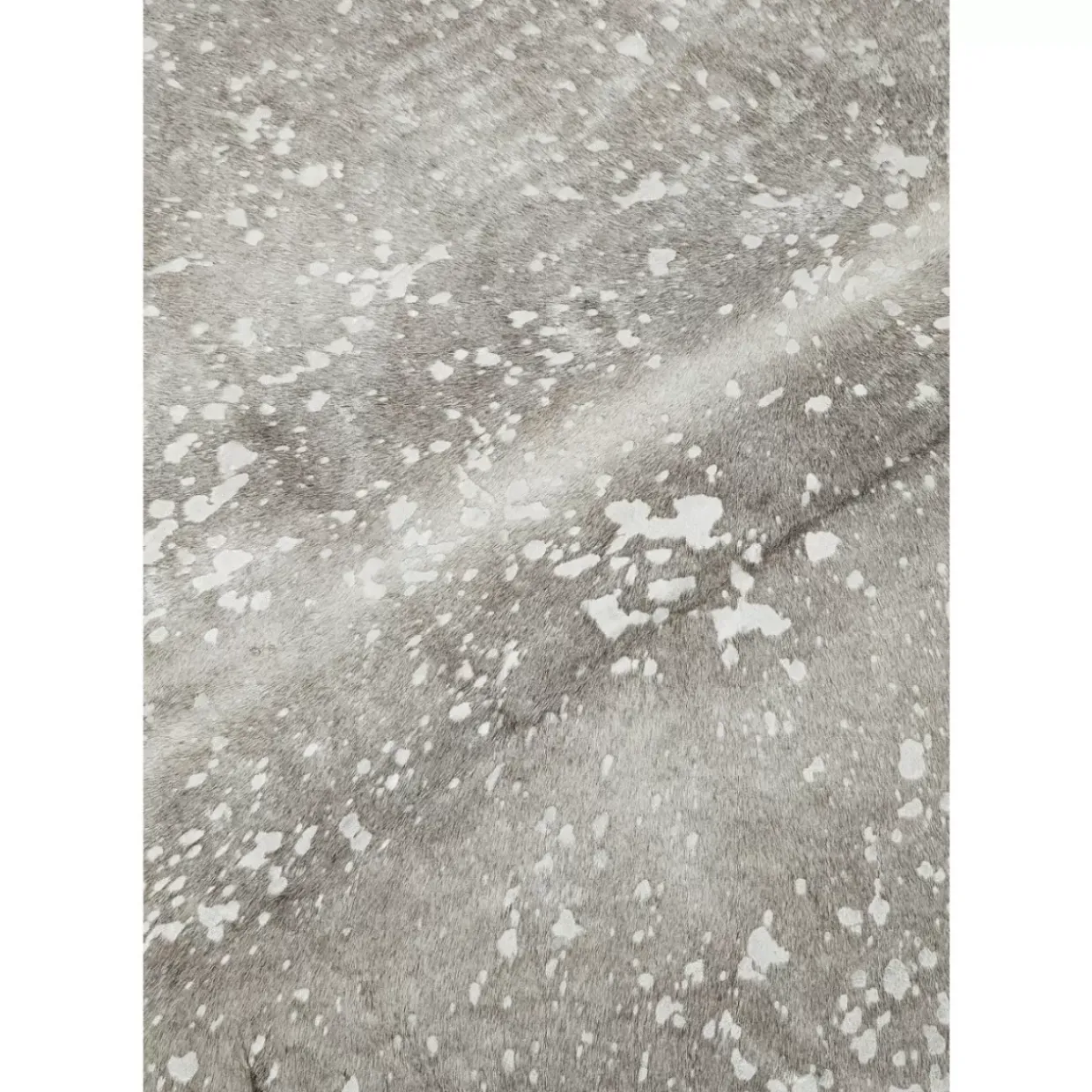 Teppich Hide Acid Wash Silber