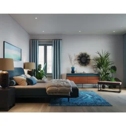 Teppich Kelim Pop Turquoise 200X300Cm