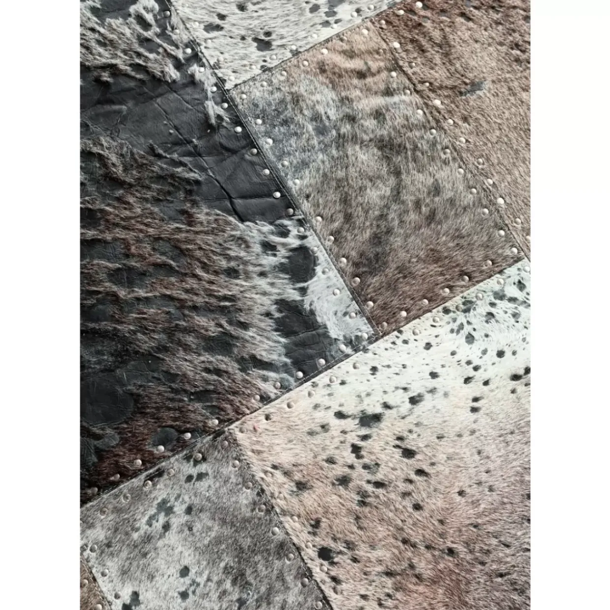 Teppich Squares Grau 170X240Cm