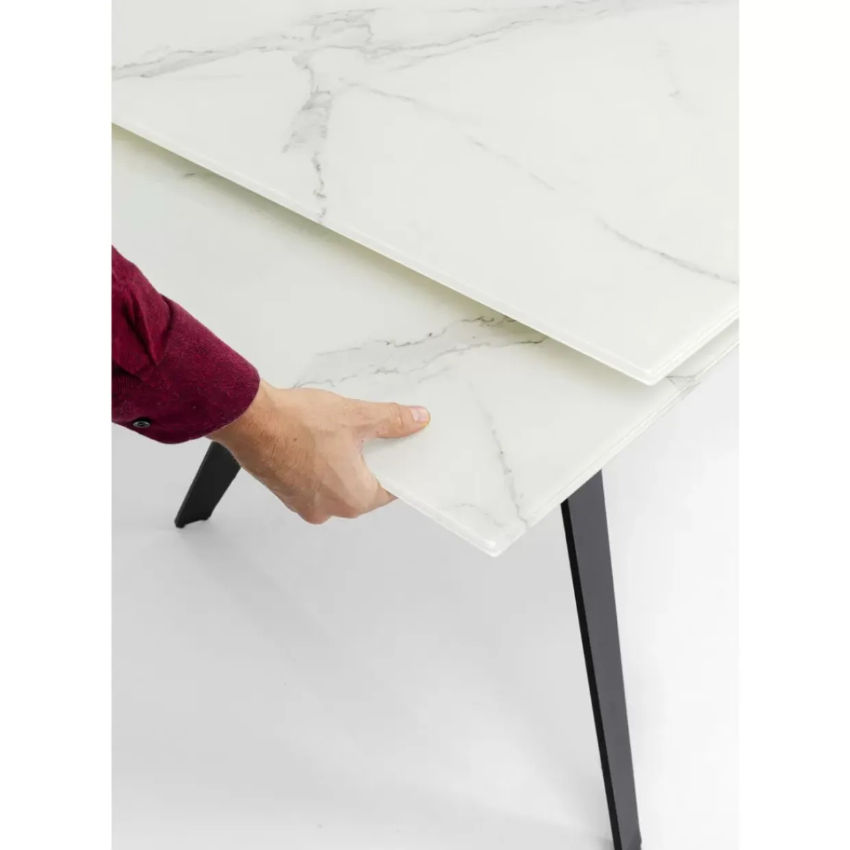 Tisch Amsterdam Marble 160(40+40)X90