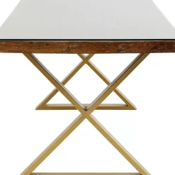 Tisch Conley Cross Brass 180X90Cm