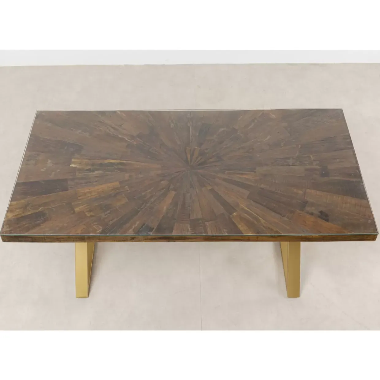 Tisch Conley Cross Brass 180X90Cm