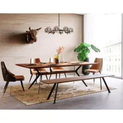 Tisch Downtown Walnuss 220X100Cm